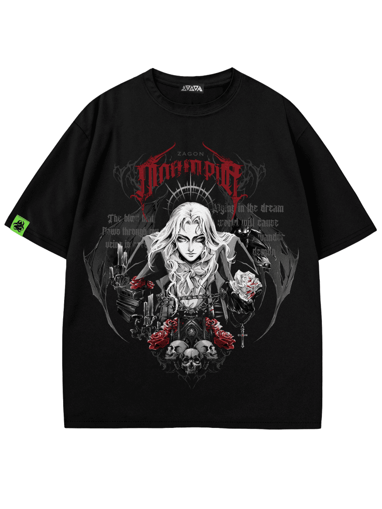Футболка Алукард из серии игр "Castlevania"